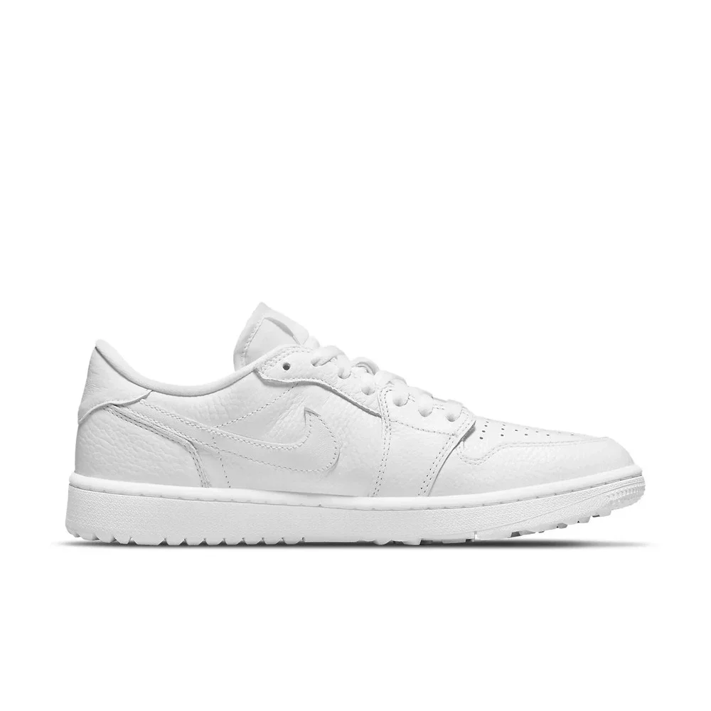 Size 12 -  [NEW] Men's Air Jordan 1 Low Golf Shoes 'White' DD9315-101